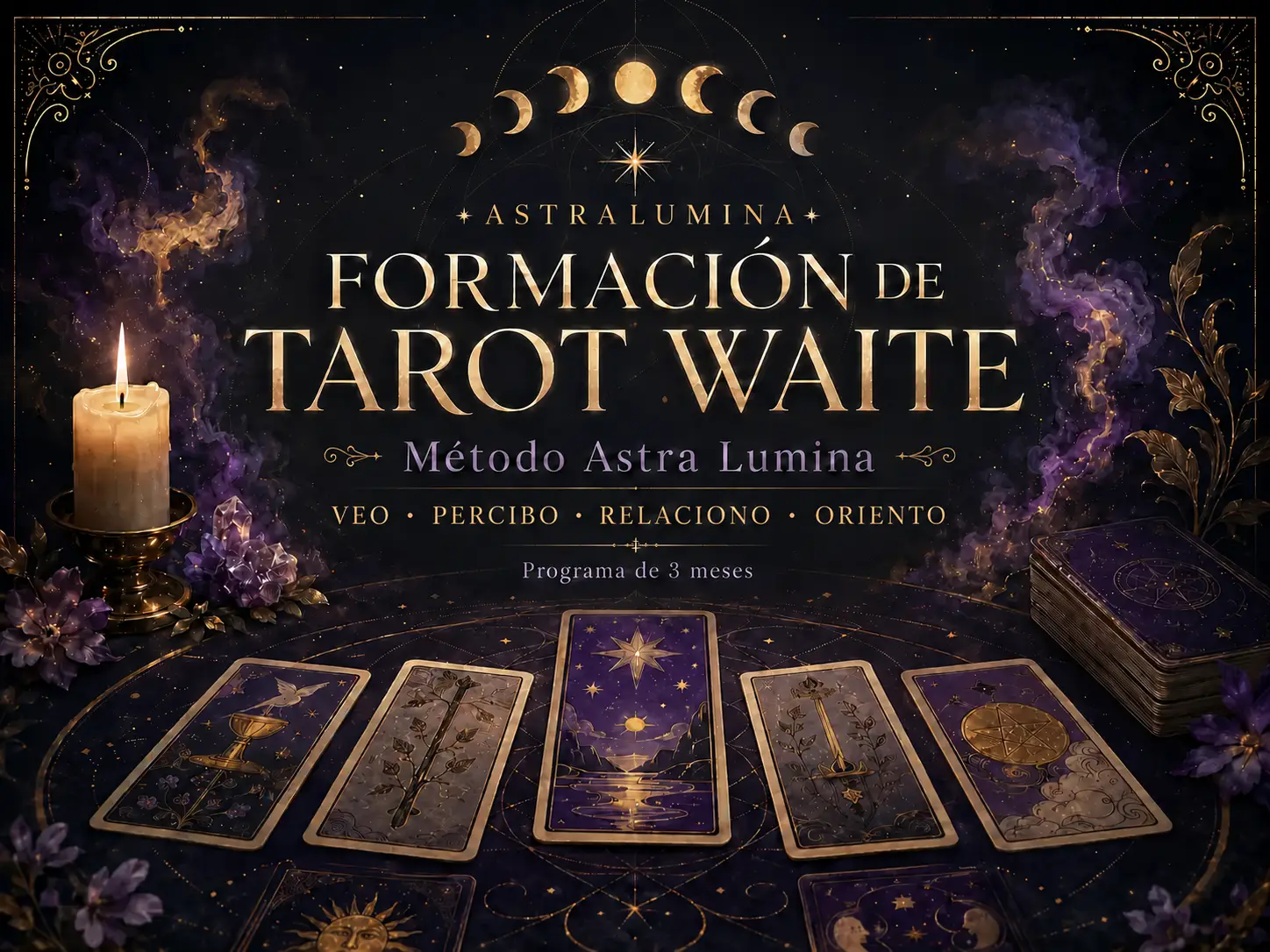 Formaciones del Centro de Formación Holística AstraLumina · Tarot, Cábala y disciplinas holísticas online